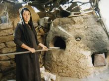 Coptic weavers and house 1999 011