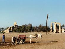 water collection by Ramesseum resthouse 1997