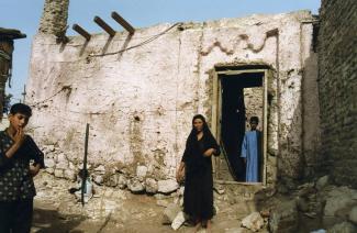 Coptic weavers and house 1999 002