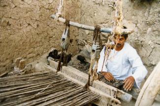 Coptic weavers and house 1999 005