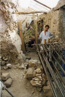 Coptic weavers and house 1999 007